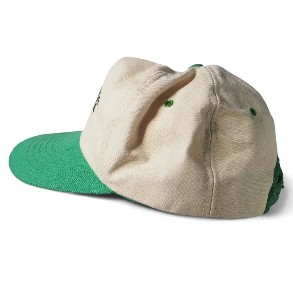 Vintage 90s NASCAR Mountain Dew Southern 500 Snapback Hat OS Made in USA‎